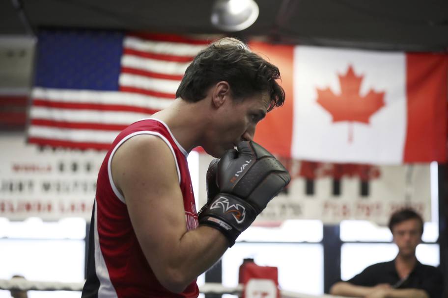 Trudeau si  misurato con dilettanti e professionisti del calibro di Yuri Foreman. Reuters